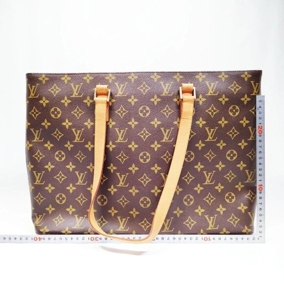 Authentic Louis Vuitton Luco Brown Monogram Tote Bag mn650-111925 - Picture 2 of 16